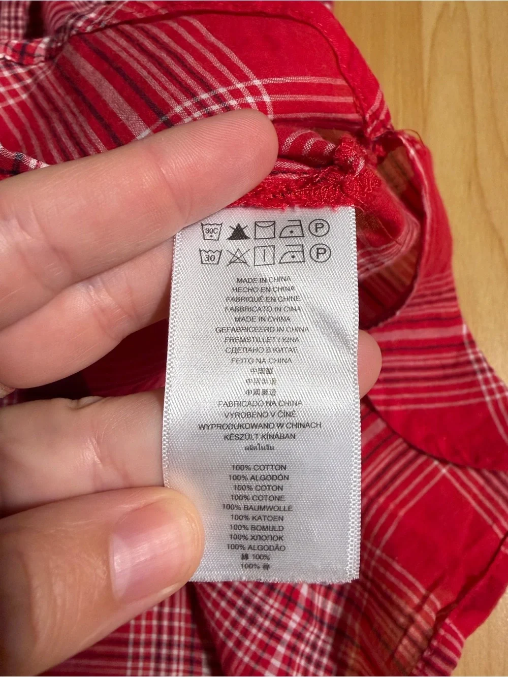 Michael Kors Red Plaid Sleeveless Button Down Cotton Lawn Top Lightweight 4